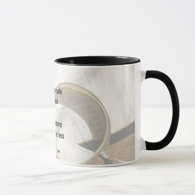 Tasse sûre de finances de pratique (Droite)