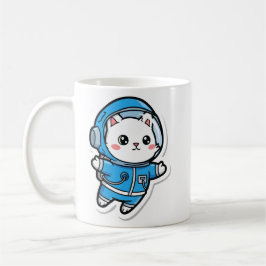 Tasse Süßer Astronaut Katzen Kawaii