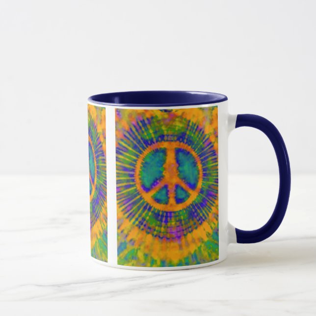 Tasse SYMBOLE Abstrait DE Cravate Psychédélique-Dye DE L (Droite)