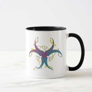 Tasse Symbole de risque de bio épissage de gènes