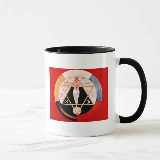 Tasse Symbole de Rosicrucian de l'ordre hermétique (Droite)