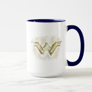 Tasse Symbole d'or brossé Wonder Woman