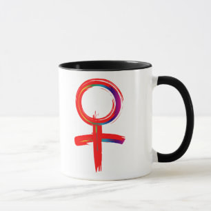 Tasse Symbole féminin universel pour femme