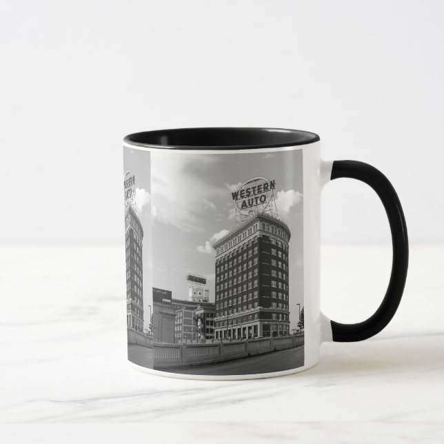 Tasse SYMBOLE OCCIDENTAL NOIR ET BLANC Architecture Phot (Droite)