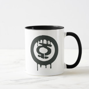 Tasse Symbole vert de peinture de lanterne