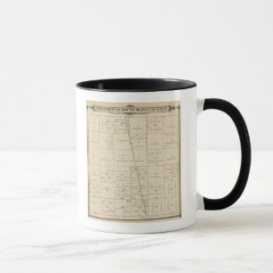 Tasse T24S R25E Carte de la section du comté de Tulare