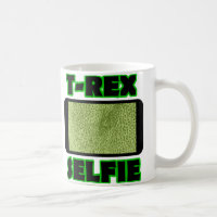 Tasse T-Rex Selfie Bras Courts Dinosaure Drôle