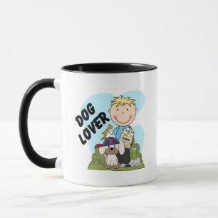 Tasse T-shirts et cadeaux blonds de garçon d'amoureux