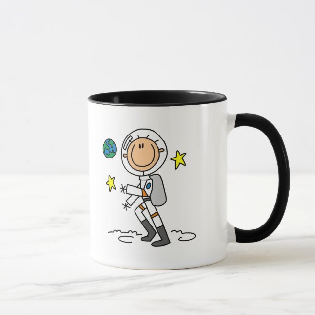 Tasse T-shirts et cadeaux de base d'astronaute (Droite)