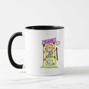 Tasse T-shirts et cadeaux de guichet de billet équitable