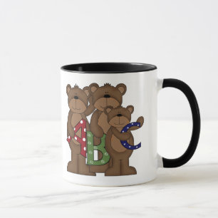 Tasse T-shirts et cadeaux d'ours d'ABC