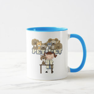 Tasse T-shirts et cadeaux femelles de brune de