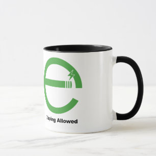 Tasse Tabagisme interdit. Vaping a laissé