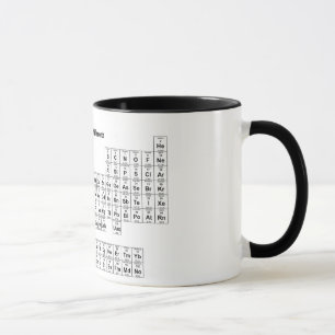Tasse Tableau des éléments périodique