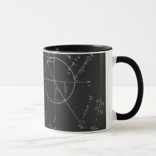 Tasse Tableau noir de maths