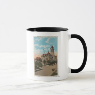 Tasse Tacoma, WA - Vue du tribunal du comté de Pierce