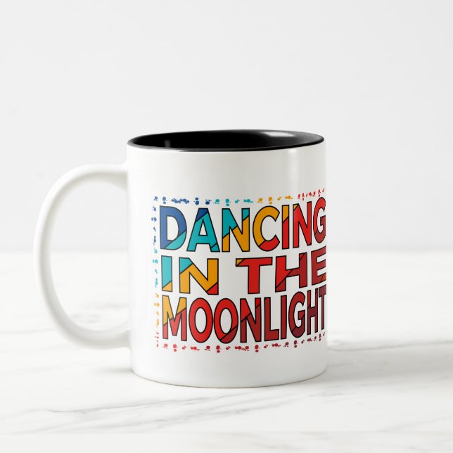 Tasse Tanzen im Mondlicht-Design (Links)
