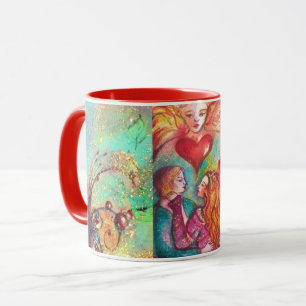 Tasse TAROTS PERDUS OMBRES, AMOUREUX Coeur de la Saint-V
