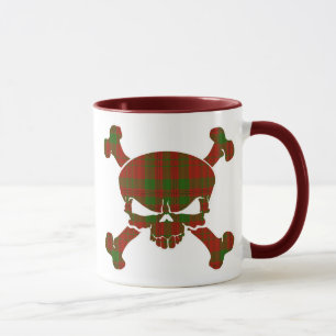 Tasse Tartan de Livingstone Crâne Pas de bannière