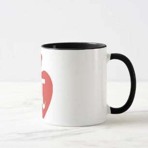 Tasse Tarte aux pommes rouge