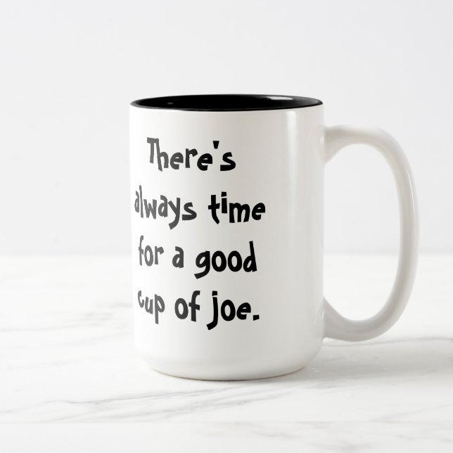 "tasse tasse de café de Joe" (Droit)