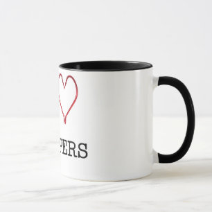 Tasse [Tasse de sonnerie des Stripers I de coeur]