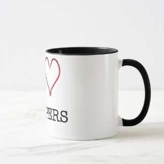 Tasse [Tasse de sonnerie des Stripers I de coeur]