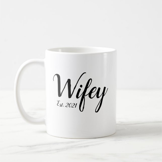 Tasse, Tasse der Braut, Umarmung der Paare, Urlaub (Links)