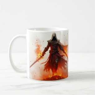 Tasse-Tasse, die man beim Brennen von Kaffee trink Kaffeetasse