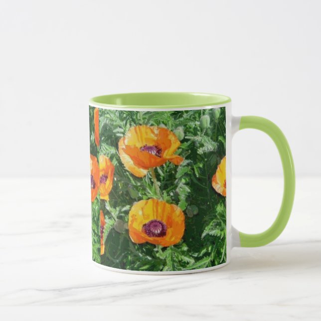 Tasse Tasse, fleurs (pavots) (Droite)