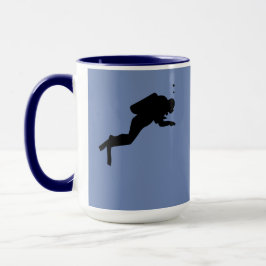 Tasse - Taucher und Turtles