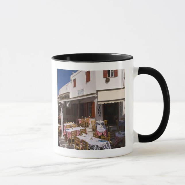 Tasse Taverna Nikos, Mykonos, îles des Cyclades, Grèce (Droite)