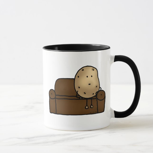 Tasse Téléphage drôle (Droite)