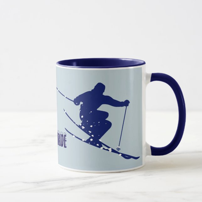 Tasse Telluride Blue Skier (Droite)