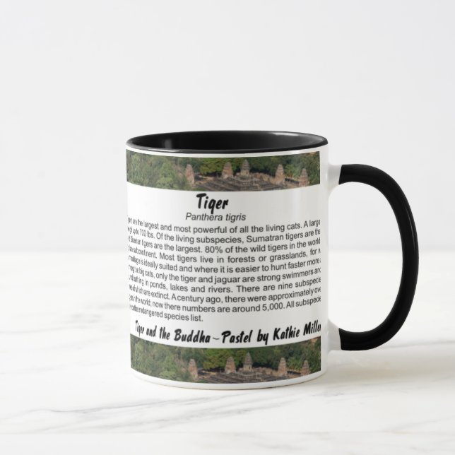 Tasse Temple tigre et bouddhiste (Droite)