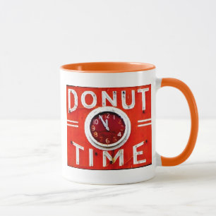 Tasse temps de beignet