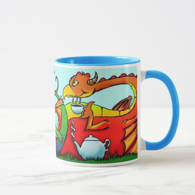 Tasse Temps de thé de dragon (Droite)