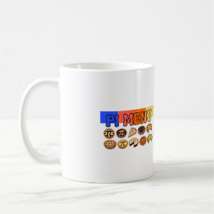 Tasse tendance Menu Pi - Humour mathématique drôle
