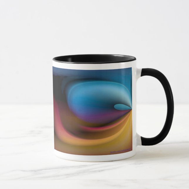 Tasse terre abstraite (Droite)