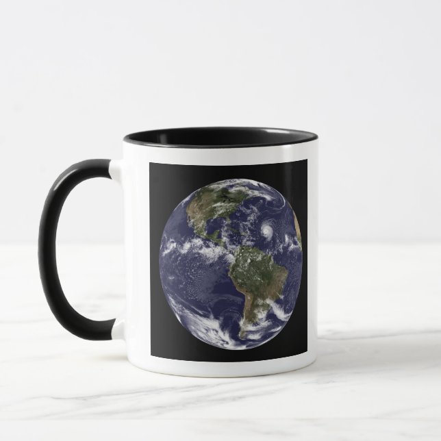 Tasse Terre entière montrant l'Amérique du Nord 2 (Gauche)