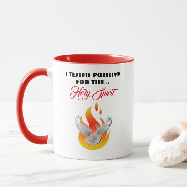 Tasse "TEST POSITIV" (Mit Donut)