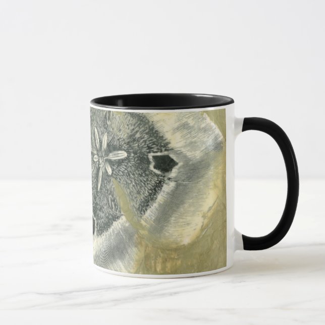 Tasse Tête de fleurs Abstraite de texture laquée (Droite)