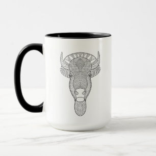 Tasse Tête de Taureau de style