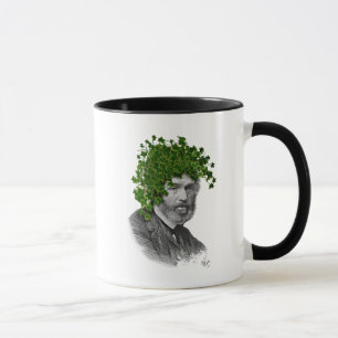 Tasse Tête d'usine de tête de lierre