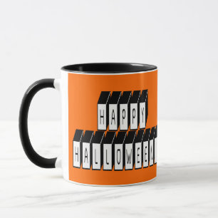 Tasse Texte bloc Halloween