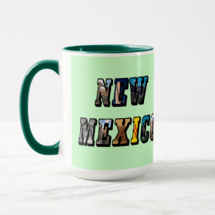 Tasse Texte de l'image du Nouveau-Mexique