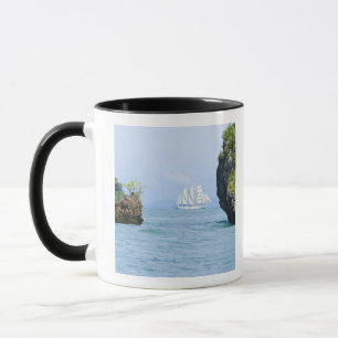 Tasse Thaïlande, mer d'Andaman. Navire clipper Star Fyer