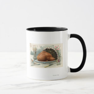 Tasse Thanksgiving Turquie habillée par DayA pour le