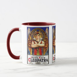 Tasse Theda Bara comme film Vintage Cleopatra