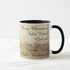 Tasse Thème de Noël avec Fruits